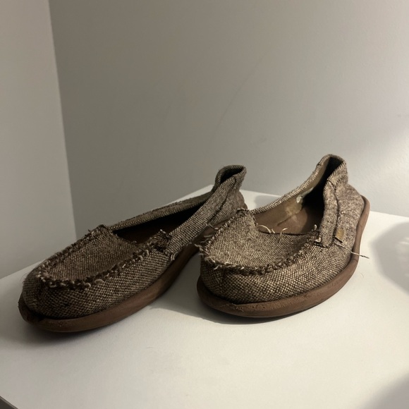 Sanuk Shoes - Sanuk Women’s Slip-On Shoes - Brown, Size 9